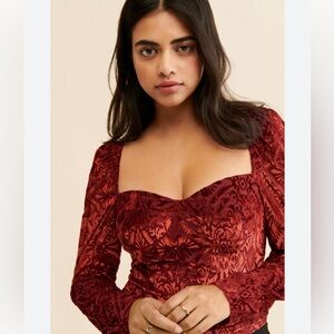 Anthropologie Velvet Genevieve Top - Size S